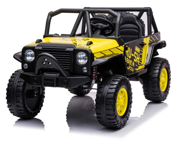 sconto Macchina Elettrica per Bambini 24V 2 Posti Desert Giallo