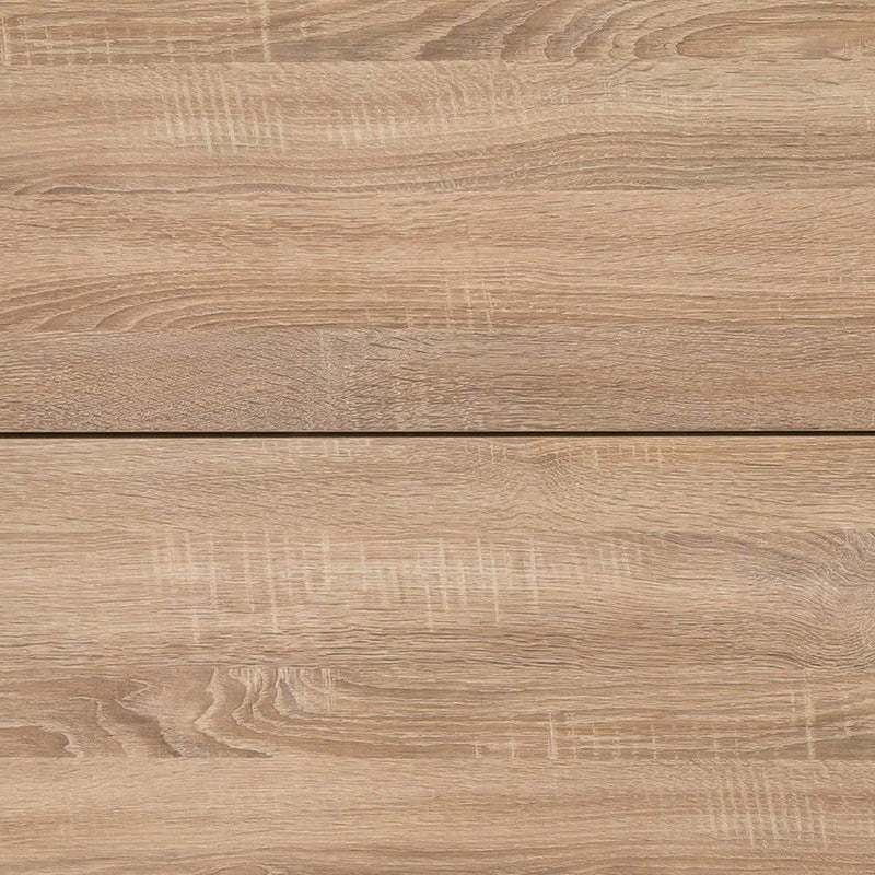 Cassettiera 4 Cassetti Naturale 27x38x85 h cm in Truciolare bilaminato Marrone chiaro