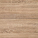Cassettiera 4 Cassetti Naturale 27x38x85 h cm in Truciolare bilaminato Marrone chiaro