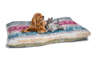 Cuscino Imbottito per Cani e Gatti 60x100 cm in Microfibra Love Lines