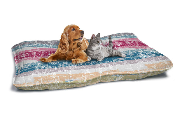 Cuscino Imbottito per Cani e Gatti 60x100 cm in Microfibra Love Lines prezzo
