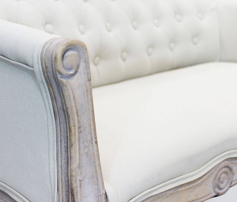 Divano Coleman 107x61x70 h cm in Tessuto Beige