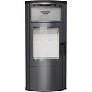 Stufa a Legna 11KW in Acciaio Flig Vancouver Nera