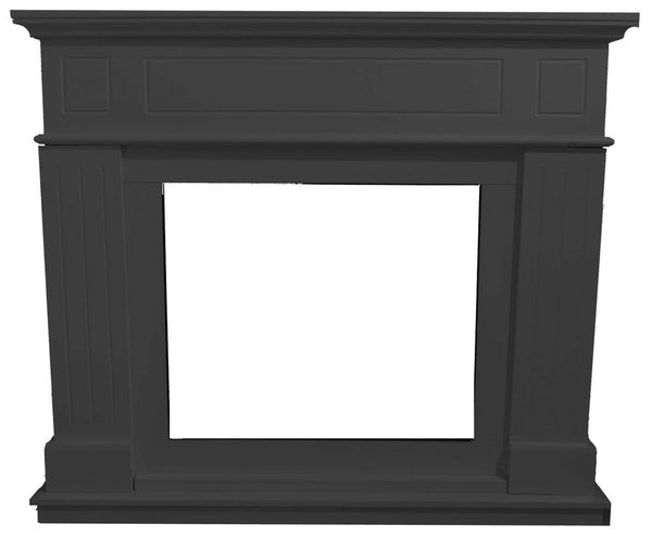 Cornice da Pavimento per Inserto Camino Elettrico 110x94,9x24,9 cm in MDF Sined Pienza Grigio sconto