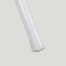 Set 4 Sedie Pieghevoli Imbottite 45x46x78 cm in Finta Pelle PU e Acciaio Bianco      