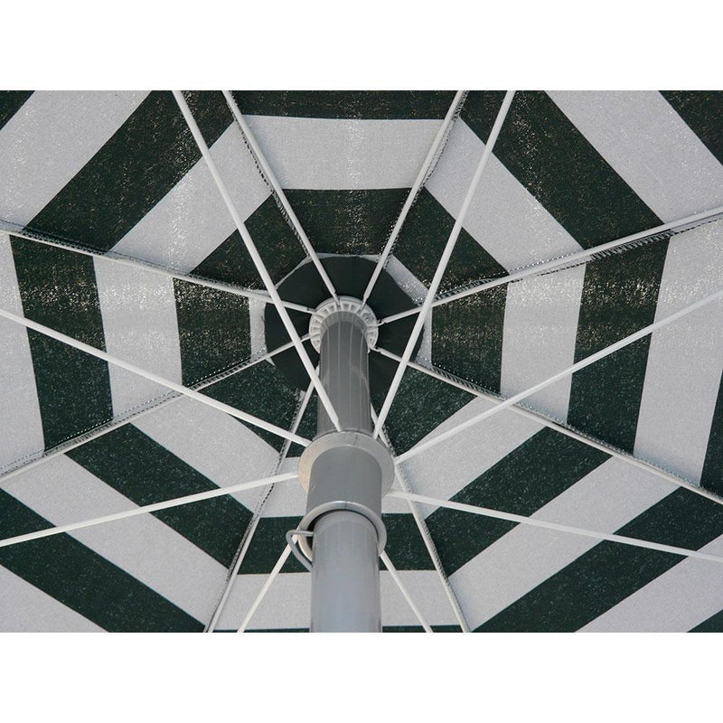 Ombrellone da Giardino Ø2 m Palo Ø33 mm in Acciaio Maffei Venezia Duplex Verde/Bianco e Verde