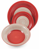 Servizio Piatti 18 Pezzi in Stoneware Soriani California Multicolor