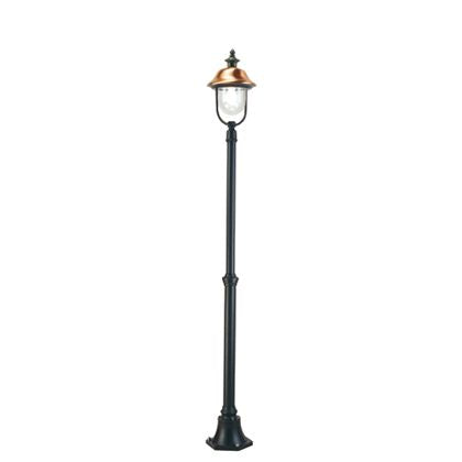 Lampada Palo per Giardino Medio Color Grigio e Rame da Esterno Linea Rustica Sovil online