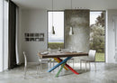 Tavolo 180x90x77 cm Volantis Fix Noce