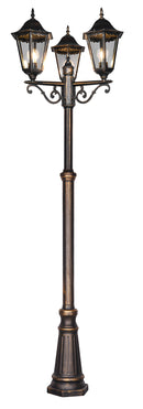 Lampione da Esterno Attacco E27 in Alluminio Ruggine