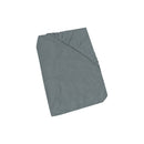 Lenzuola Sotto Linea Water Washed Grigio Chiaro 