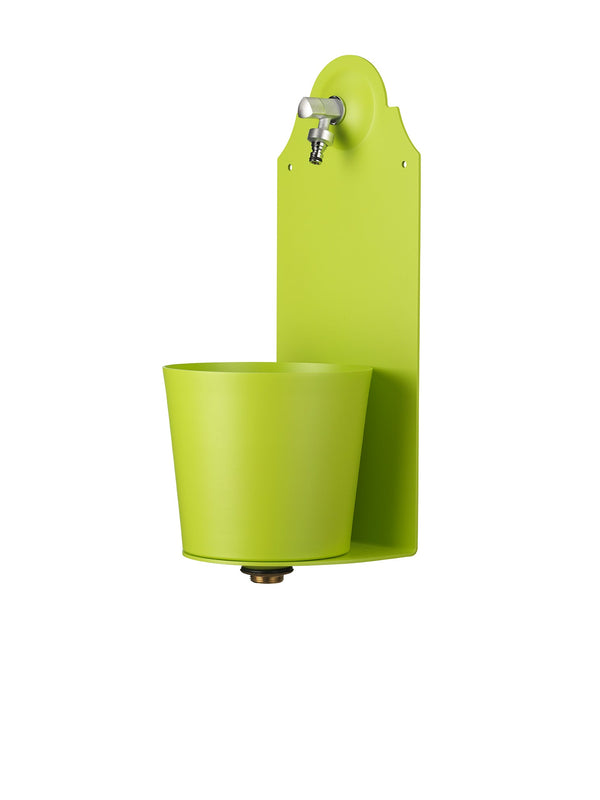Fontana a Parete da Giardino con Rubinetto Belfer 42/PRX Verde Acido acquista