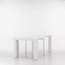 Consolle Allungabile 45/180x90x75 cm in MDF TFT Mahuva Bianco Opaco