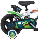 Bicicletta per Bambino 12" 2 Freni Gomme in EVA Ufo Bianca/Verde