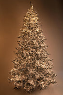 Albero di Natale Artificiale H230 cm Abete innevato 6670 Led e 1274 Tips 