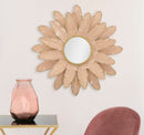 Specchio Glam Rosa 64,5x4,5 cm in Ferro Rosa