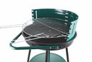 Barbecue a Carbone Carbonella Tondo Ø50 cm con Ruote Soriani Sun-day Verde