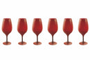 Confezione 6 Calici Vino in Vetro 428ml Villa d'Este Home Tivoli Happy Hour Rosso