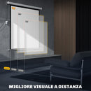 Telo Proiettore 92"" Formato 1:1 Motorizzato 189,5x8x189,5 cm Bianco 