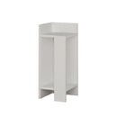 Comodino Sinistro 25x60x25 cm in MDF Elos Bianco