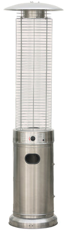 Stufa da Esterno a Cilindro Gas Gpl  12 kW Kraus Ares Silver