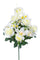 Set 2 Bouquet Artificiale Composto da 14 Fiori Artificiali di Rose e Orchidee Altezza 56 cm