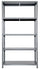 Scaffale in Metallo 5 Ripiani 100x40x187 cm  Ettore Grigio Martellato