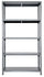 Scaffale in Metallo 5 Ripiani 100x40x187 cm  Ettore Grigio Martellato