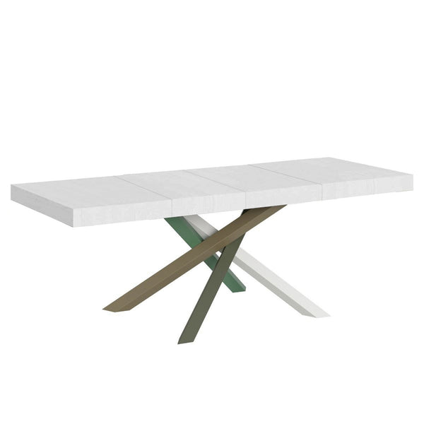 Tavolo Allungabile 160/264x90x77 cm Volantis Premium Bianco Frassino prezzo