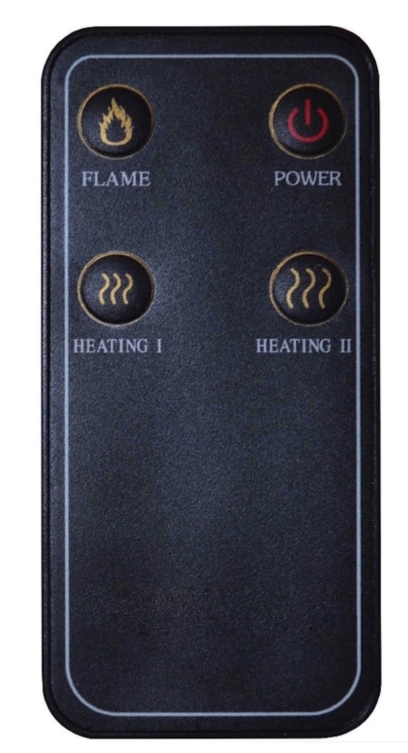 Camino Elettrico da Incasso Effetto Fiamma 1200W Ruby Fires Elski Nero