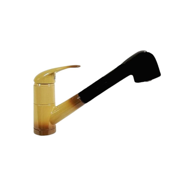 Rubinetto Cucina Miscelatore Monocomando Doccetta Estraibile in Ottone Paini Cromato sconto