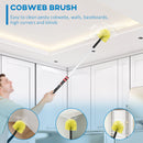 Kit 3 Spolverini per Pulizia della Casa con Asta in Lega di Alluminio 