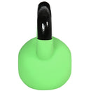 Kettlebell 12 kg per Allenamento Spalle e Bicipiti 20x13x23 cm in Metallo e Gomma Verde