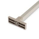 Kit 7 Aste Pantaloni e Vassoio per Armadio 800 mm in Acciaio Emuca Grigio Pietra