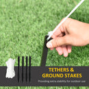 Pupazzo di Neve Gonfiabile 93x83x180 cm con Luci LED da Esterno e Interno