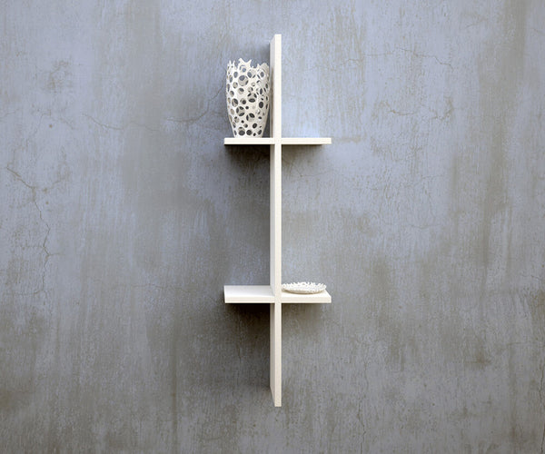 sconto Mensola in MDF 24x15x82cm TFT  Easy Bianco Cenere