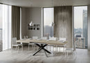 Tavolo Allungabile 200-304x90x77 cm Volantis Cashmere Telaio Antracite 