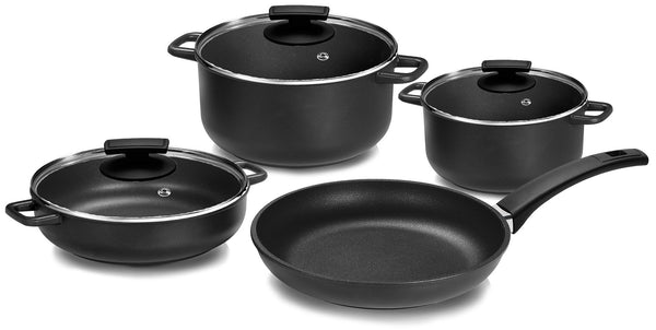 Batteria di Pentole 7 Pezzi in Alluminio Pressofuso Antiaderente Olympia Supreme Big acquista
