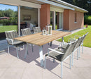 Poltrona Catalina 55x60x87 h cm in Alluminio Bianco