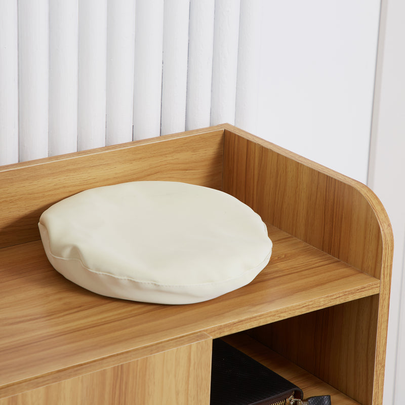 Armadio Scarpiera 12 Paia 4 Ripiani 83x30x90 cm in Legno Marrone Chiaro