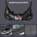 Sacca Bulgara 15 Kg 72x50x18 cm per Allenamento Fitness Nero