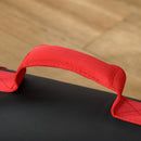 Sacca Bulgara 15 Kg Ø22x55 cm per Allenamento Fitness Nero e Rosso