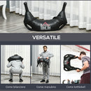 Sacca Bulgara 20 Kg 72x50x18 cm per Allenamento Fitness Nero
