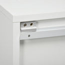 Set 2 Comodini Sospesi 40x29,5x33,5 cm in MDF Bianchi