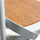 Set 4 Sedie Seduta in paglia 80x50x52 cm in Legno di Faggio Pompei Wood Natural