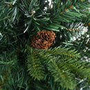 Albero di Natale Artificiale Innevato 180 cm 1077 Rami con Pigne  Pino Verde