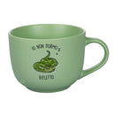 Tazza Ø11,5x9 cm in New Bone China VdE Tivoli 1996 Lazy "io non dormo, rifletto"