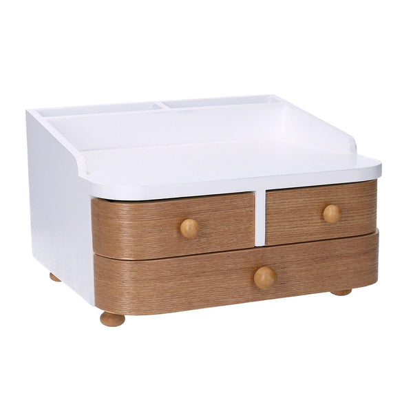 Portagioie in legno marrone cm 20x19xh13 sconto