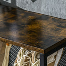 Scarpiera da Ingresso 9 Paia di Scarpe 70x26x89 cm 3 Ripiani e Piano d'Appoggio in Acciaio e Truciolato Nero