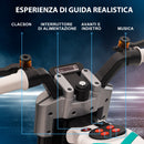 Moto Elettrica per Bambini 6V   Bianca e Nera